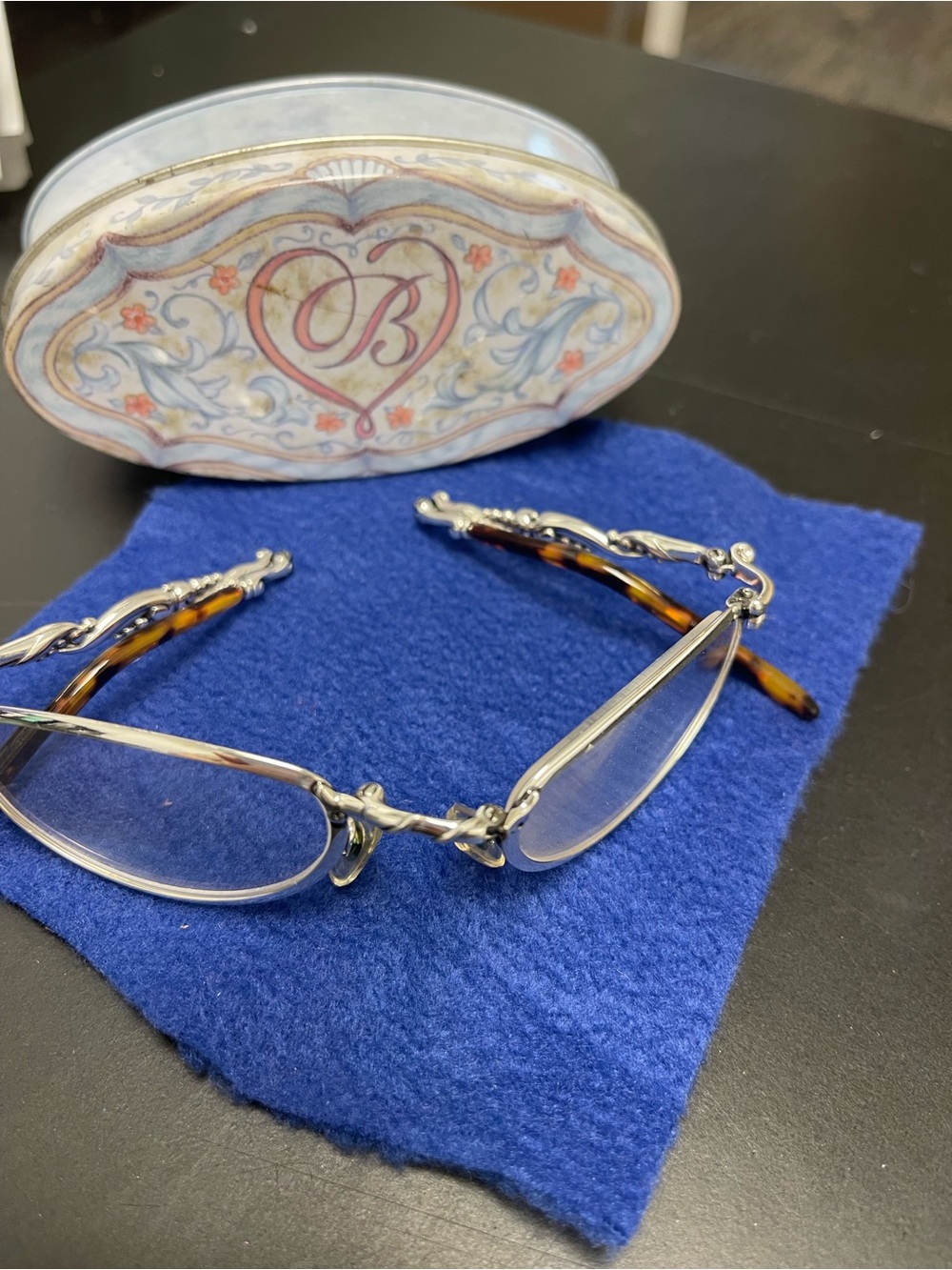 Brighton Silver Oval Reading Glasses - Picture 2 of 7